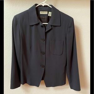 Ann Taylor Light Wool Cropped Blazer - 6P